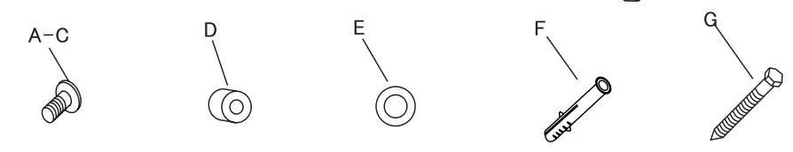 XTREME XMB1-0131-BLK TV Wall Mount 40 inch - 90 inch - TOOLS