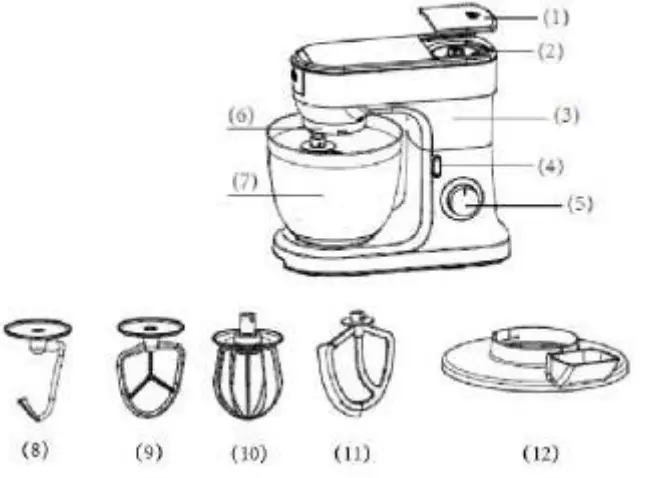 TurboTronic-TT-015-Master-Mixer-or-Food-Processor-FIG-2