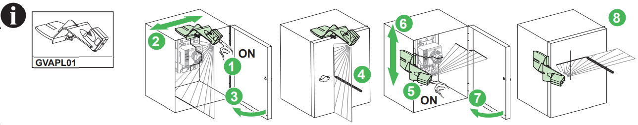 Schneider Electric NSX100m 3P 4P Extended Rotary Handle - fig 10