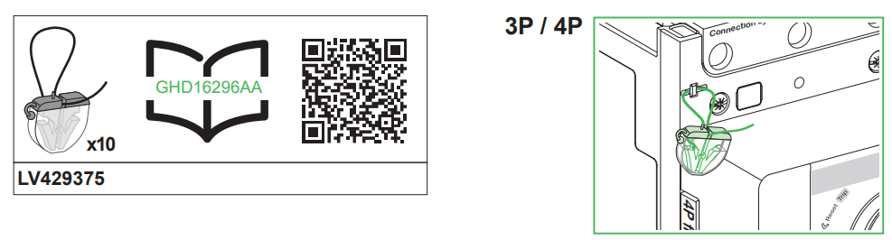 Schneider Electric NSX100m 3P 4P Extended Rotary Handle - fig 25