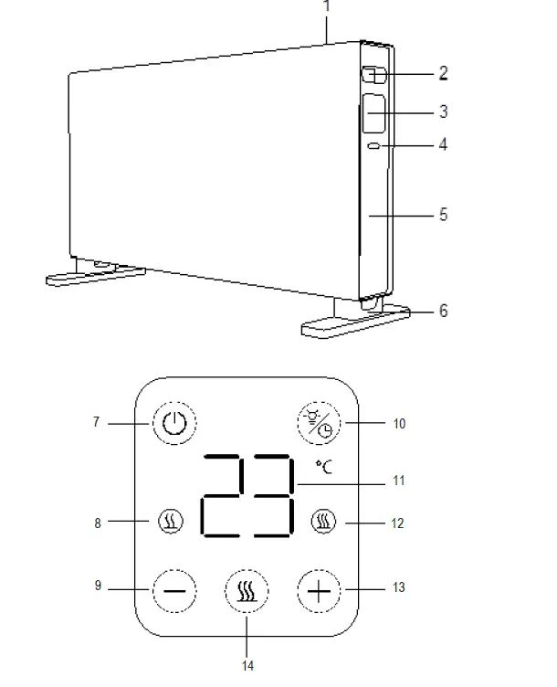 BLACK-DECKER-BXCSH2001E-Fan-Convector-FIG-1