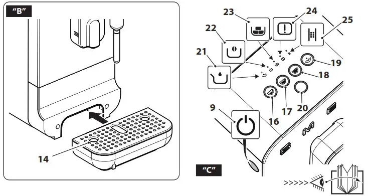 Smeg BCC02TPMEU Bean to Cup Coffee Machine - Product Overview 2