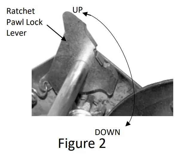 Ratchet Pawl Lock Lever