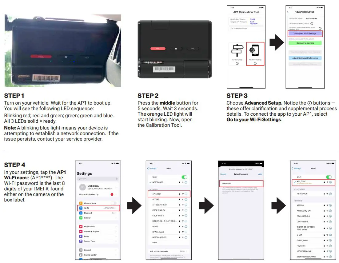 Sensata AP1 Video Telematics User Guide - Mobile application user guide