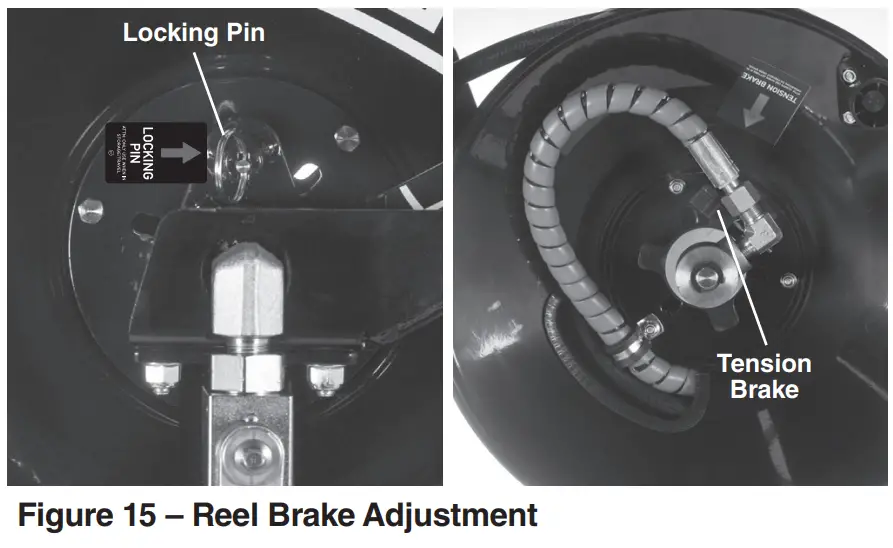 Hose Reel Brake Adjustment