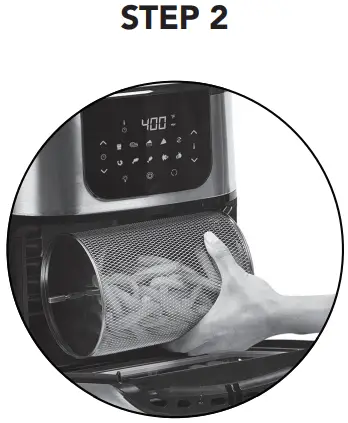 EMERIL LAGASSE ELPAFP-6Q AirFryer Pro Round Basket - STEP 2