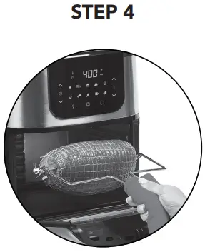 EMERIL LAGASSE ELPAFP-6Q AirFryer Pro Round Basket - The fan will