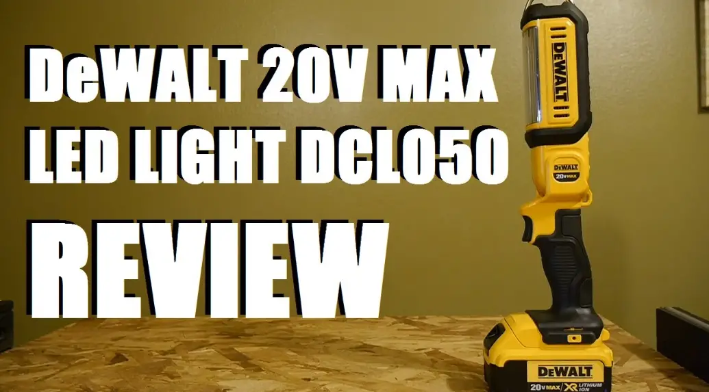 Dewalt Dcl050 Cordless Led Hand Held Area Light Instructions