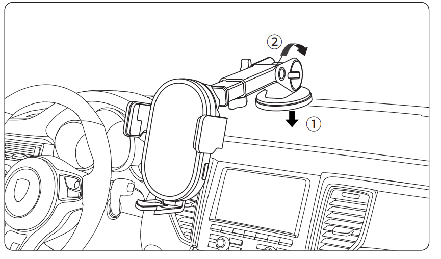 JOYROOM JR-ZS299 Dual Coil Wireless Car Charger Holder - fig 4