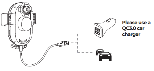 JOYROOM JR-ZS299 Dual Coil Wireless Car Charger Holder - fig 5