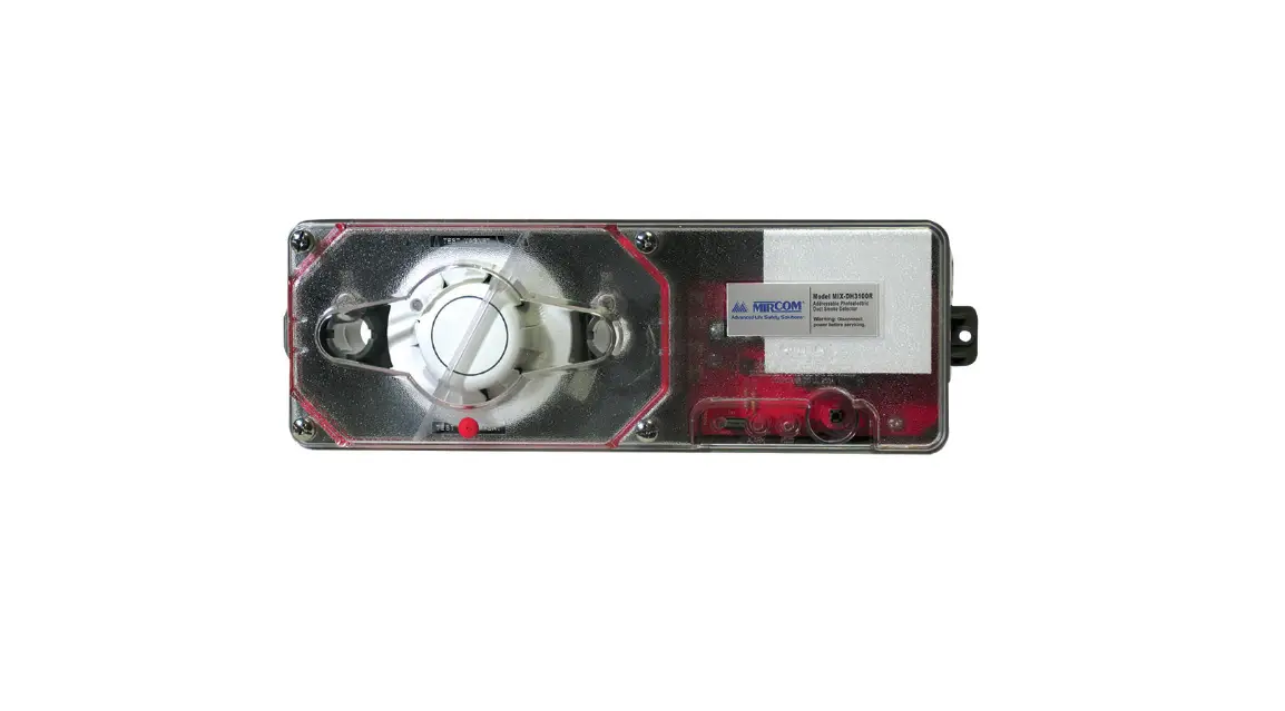 Mircom Mix-dh3000 Series Alpha Intelligent Duct Detectors Instruction Manual Mircom Mix-dh3000 Series Alpha Intelligent Duct Detectors Instruction Manual