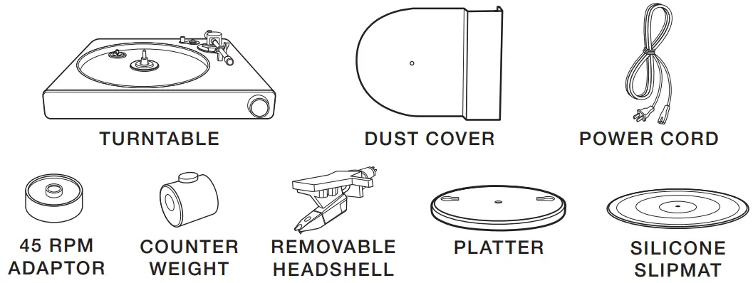 VICTROLA STREAM VPT-2000 Turntable - INCLUDED