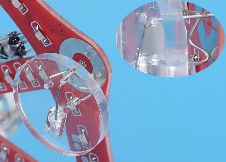 FERRISA Wheel LED Blinking Light Electronic Soldering Kit - Step 29