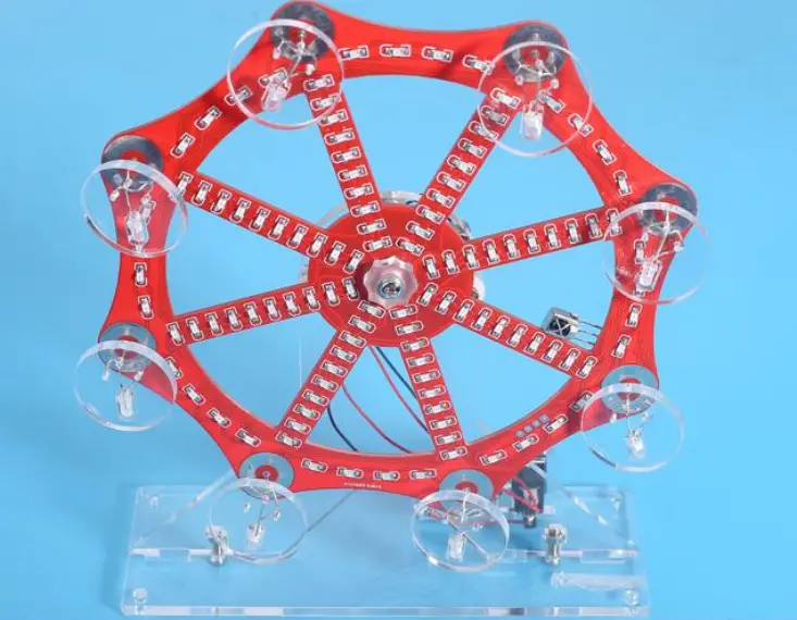 FERRISA Wheel LED Blinking Light Electronic Soldering Kit - Step 30