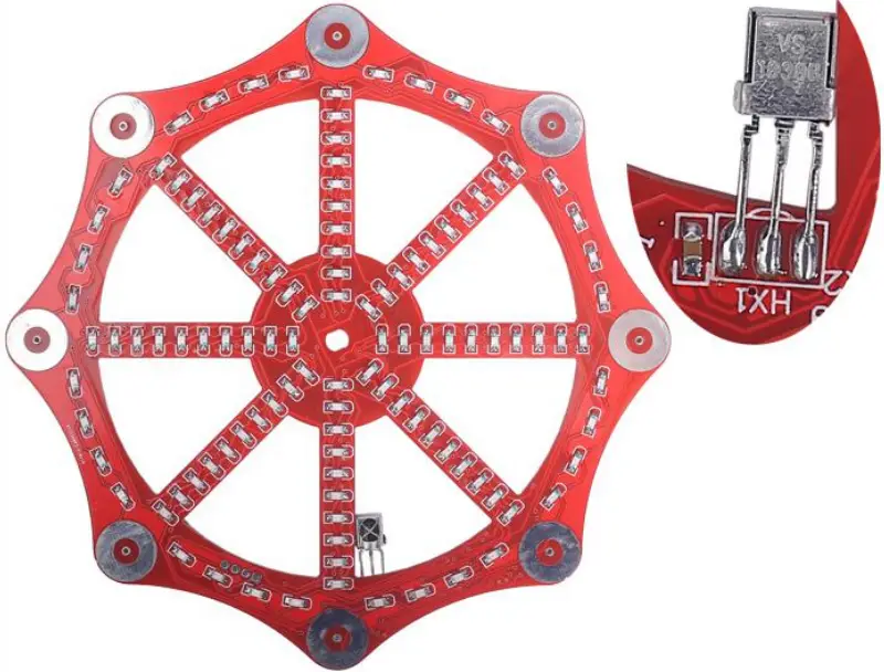 FERRISA Wheel LED Blinking Light Electronic Soldering Kit - Step 9