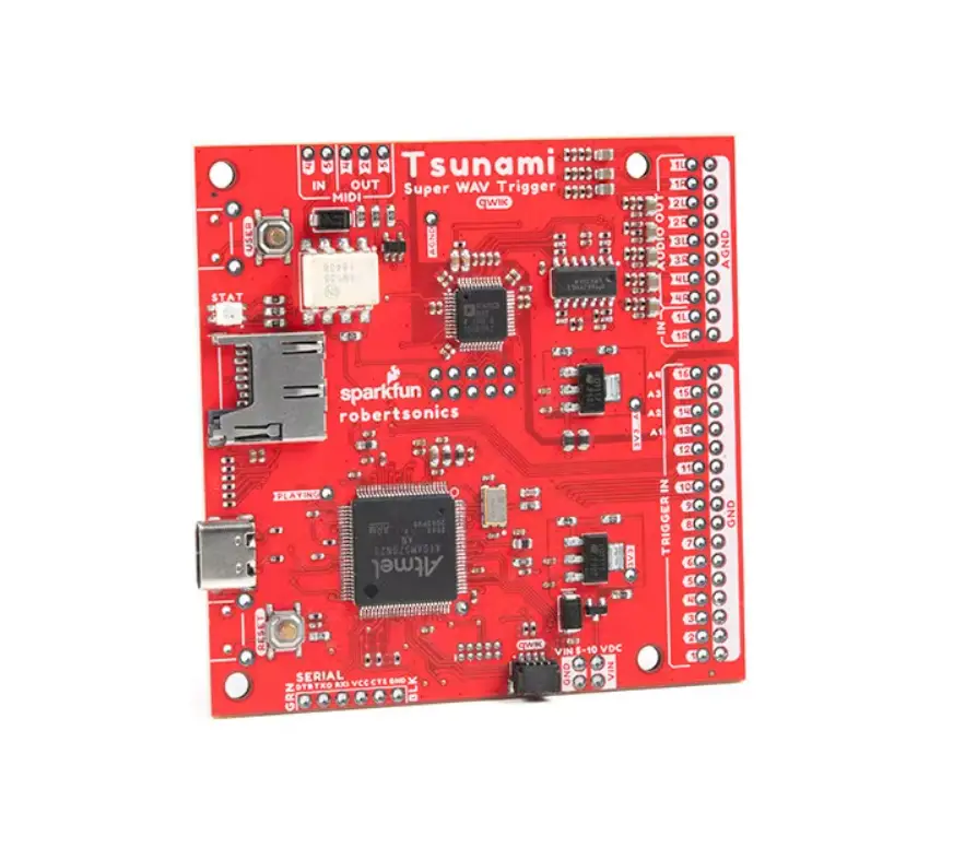 Robertsonics Eight-channel Tsunami Super Wav Trigger Audio Board Lands User Guide Robertsonics Eight-channel Tsunami Super Wav Trigger Audio Board Lands User Guide