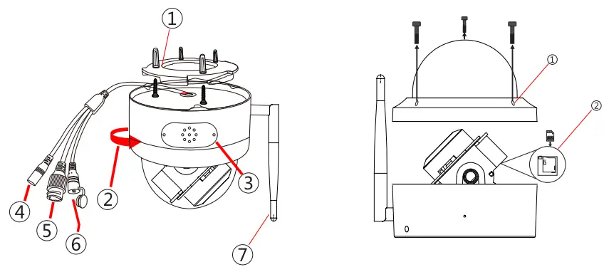 ANPVIZ SECURITY WP-245-W Smart Wifi PTZ Camera - fig 1