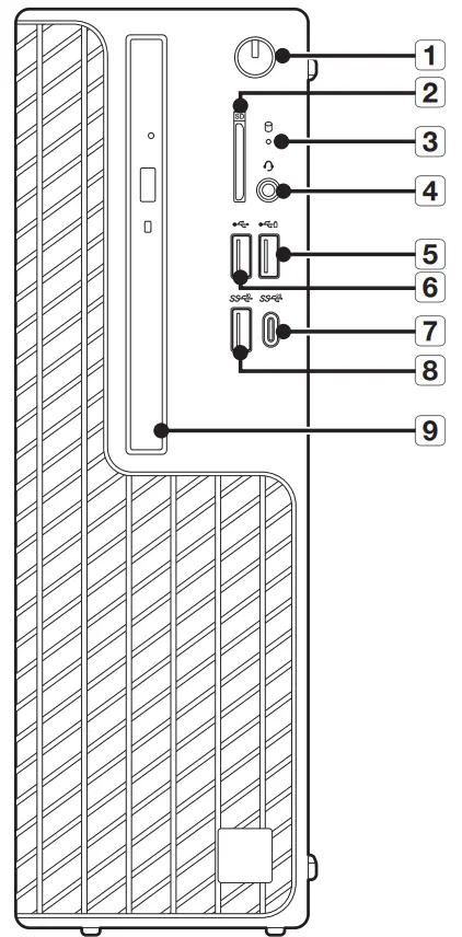 WISENET XWV 3010 SSM Workstation - Front Overview