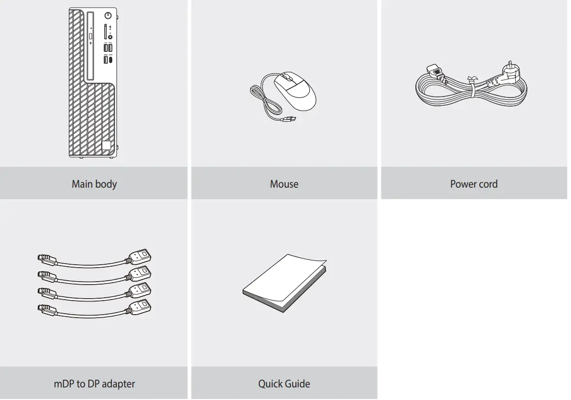 WISENET XWV 3010 SSM Workstation - Package Contents