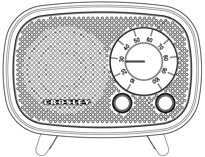 CROSLEY CR3039A Rondo Bluetooth Speaker