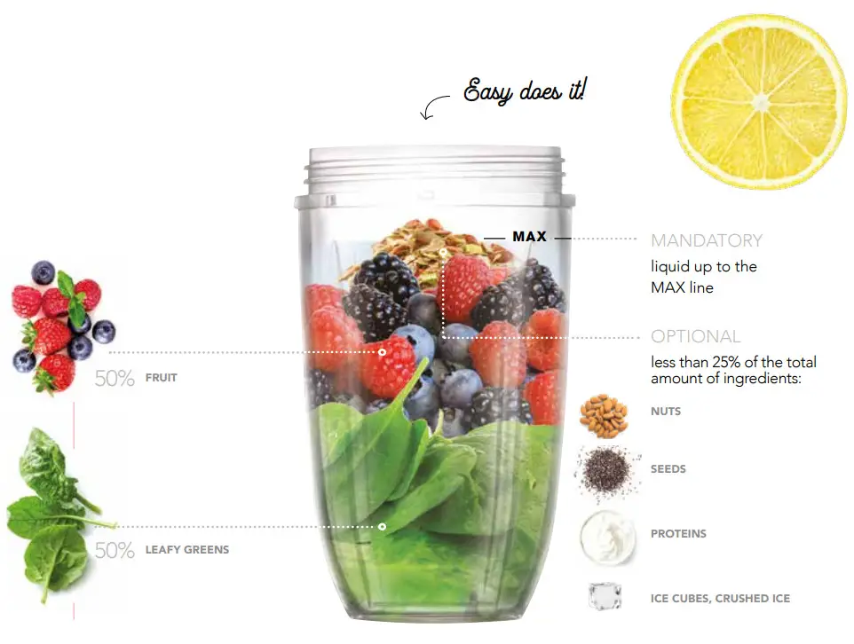 nutribullet 1000 Series Only One Step Towards Optimum Health- MAKE YOUR SMOOTHIE
