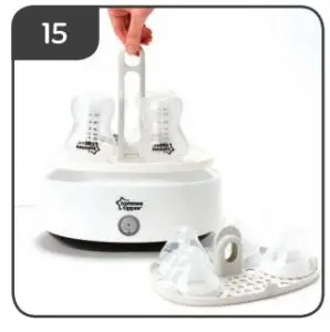 Instructions Tommee Tippee Closer to Nature Electric Steam Steriliser