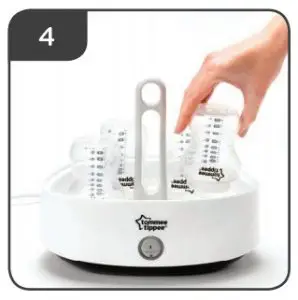 diagramInstructions Tommee Tippee Closer to Nature Electric Steam Steriliser