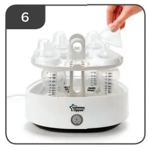 Instructions Tommee Tippee Closer to Nature Electric Steam Steriliser