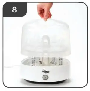 Instructions Tommee Tippee Closer to Nature Electric Steam Steriliser