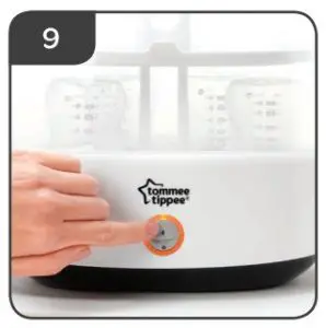 graphical user interface, applicationInstructions Tommee Tippee Closer to Nature Electric Steam Steriliser