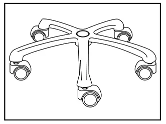 CTA Digital PAD-SHFS Heavy-Duty Medical Mobile Floor Stand - Attaching wheels 2