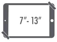 CTA Digital PAD-SHFS Heavy-Duty Medical Mobile Floor Stand - pig 1