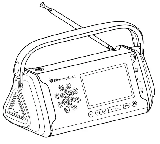 RunningSnail MD-097O Emergency Weather Radio -