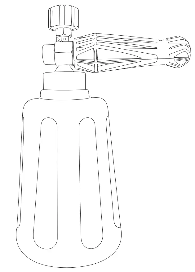 AstroAI B08W8BFRRW Wide Neck Metal Foam Cannon