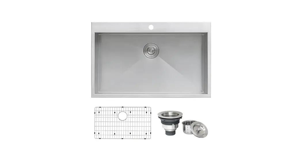 Ruvati Rvh8000 Top Mount Sink Installation Guide