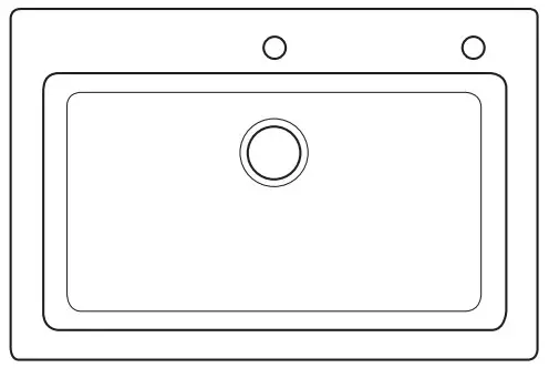 RUVATI RVH8000 Top Mount Sink Installation -