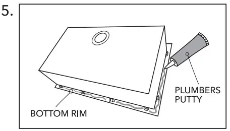 RUVATI RVH8000 Top Mount Sink Installation - 5