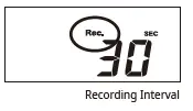 recording interval