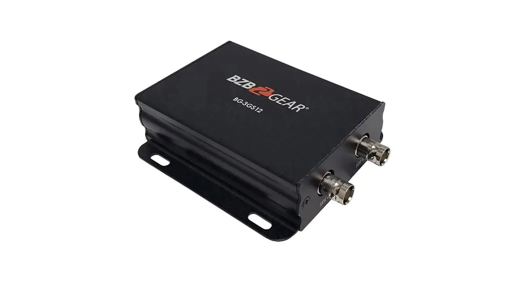 Bzbgear Bg-3gs12 Sdi 1x2 Splitter/distribution Amplifier Installation Guide