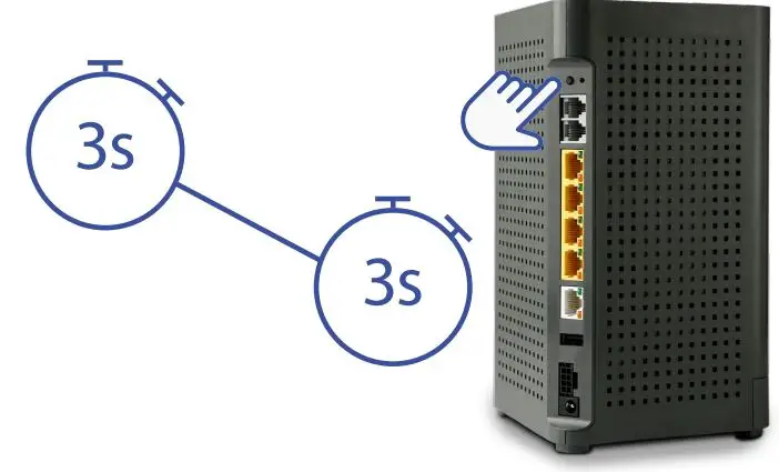 Calix GM1020 GigaMesh User Guide - Use the solid green LED indicator