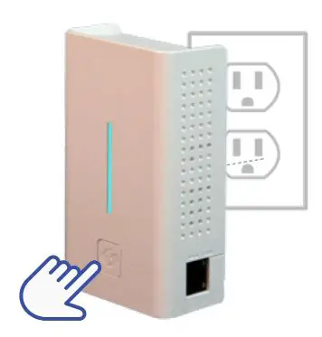 Calix GM1020 GigaMesh User Guide - When the LED is flashing red, you can pair the GigaMesh with the BLAST