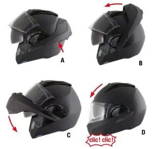 Shark Evo-GT Flip-Up Helmet - FULL FACE OPEN FACE 1