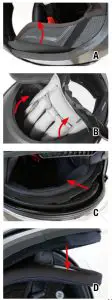 Shark Evo-GT Flip-Up Helmet - TEXTILE PARTS