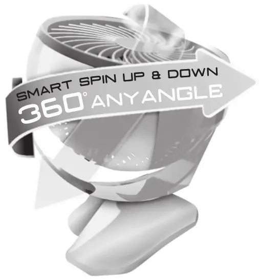 Spark Innovators Go Fan GFCM2PK Portable Rechargeable Misting Fan - Cover