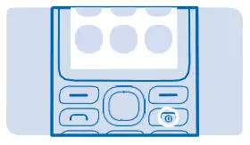 NOKIA A00028488 130 Dual Sim Mobile Phone - home screen 1