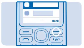 NOKIA A00028488 130 Dual Sim Mobile Phone - home screen