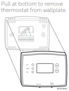 Honeywell Home RTH2300 Series Programmable Thermostat - Battery replacement
