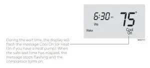 Honeywell Home RTH2300 Series Programmable Thermostat - Built-in compressor protection