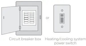 Honeywell Home RTH2300 Series Programmable Thermostat - Turn Power Back On