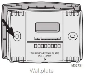 Honeywell Home RTH2300 Series Programmable Thermostat - Wallplate